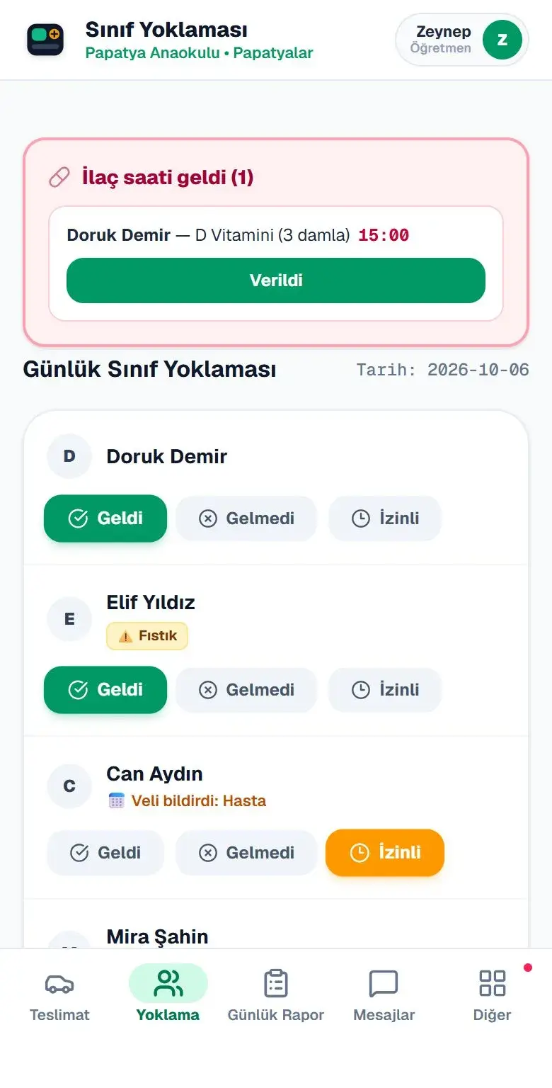 Öğretmen masası