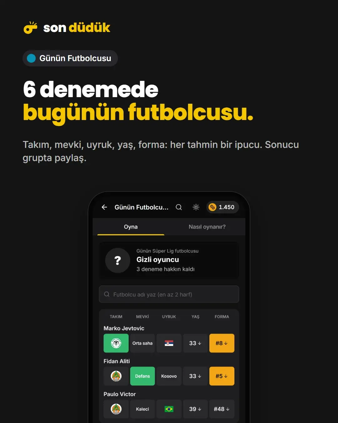 Günün Futbolcusu